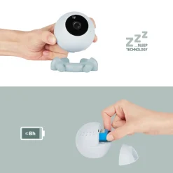 Babymoov Caméra additionnelle pour babyphone Yoo Roll Bleu