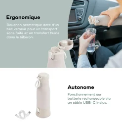 Babymoov Chauffe biberon nomade Moov & Feed Beige