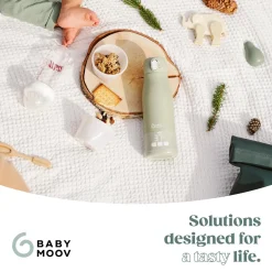 Babymoov Chauffe biberon nomade Moov & Feed Vert Sauge