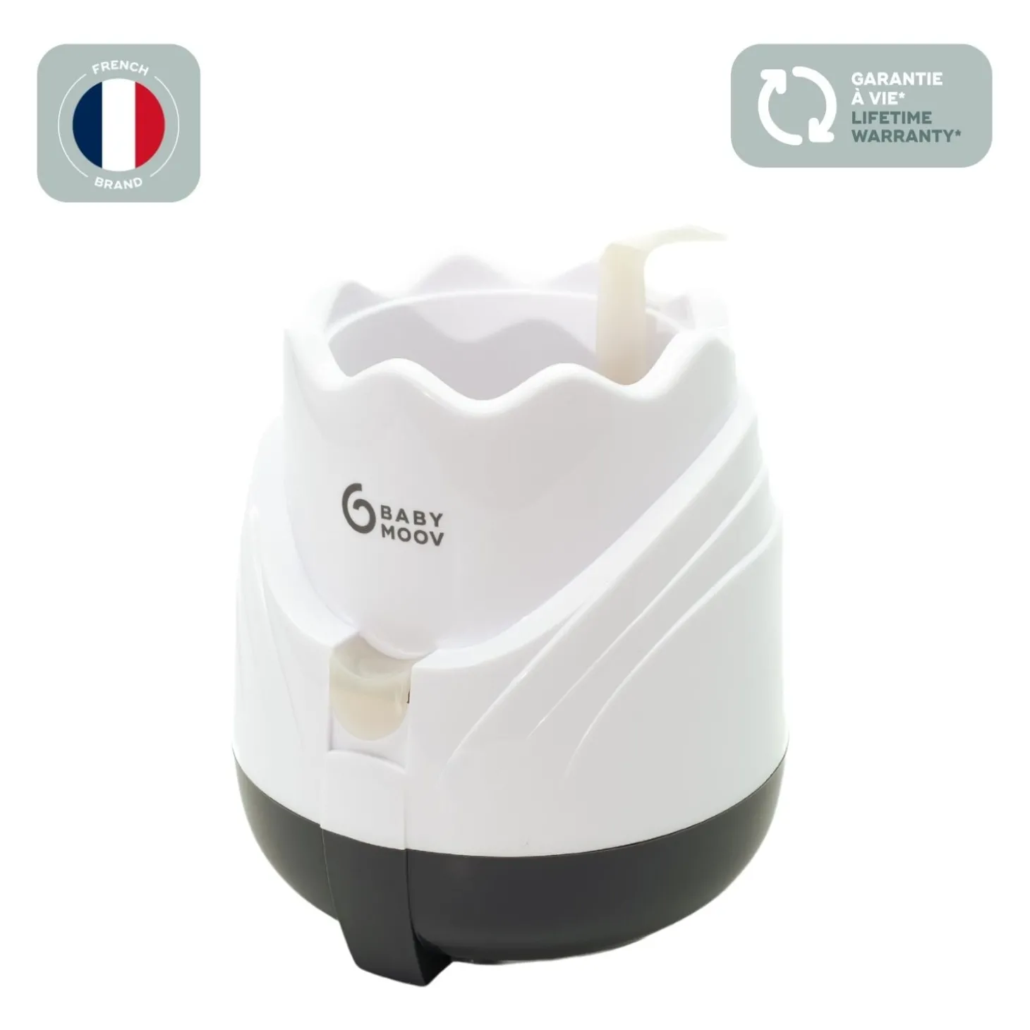 Babymoov Chauffe-biberon Tulipe Blanc/Gris