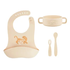 Babymoov                    Coffret Premiers Repas Mini Roar    Beige