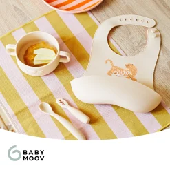 Babymoov                    Coffret Premiers Repas Mini Roar    Beige