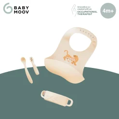 Babymoov                    Coffret Premiers Repas Mini Roar    Beige