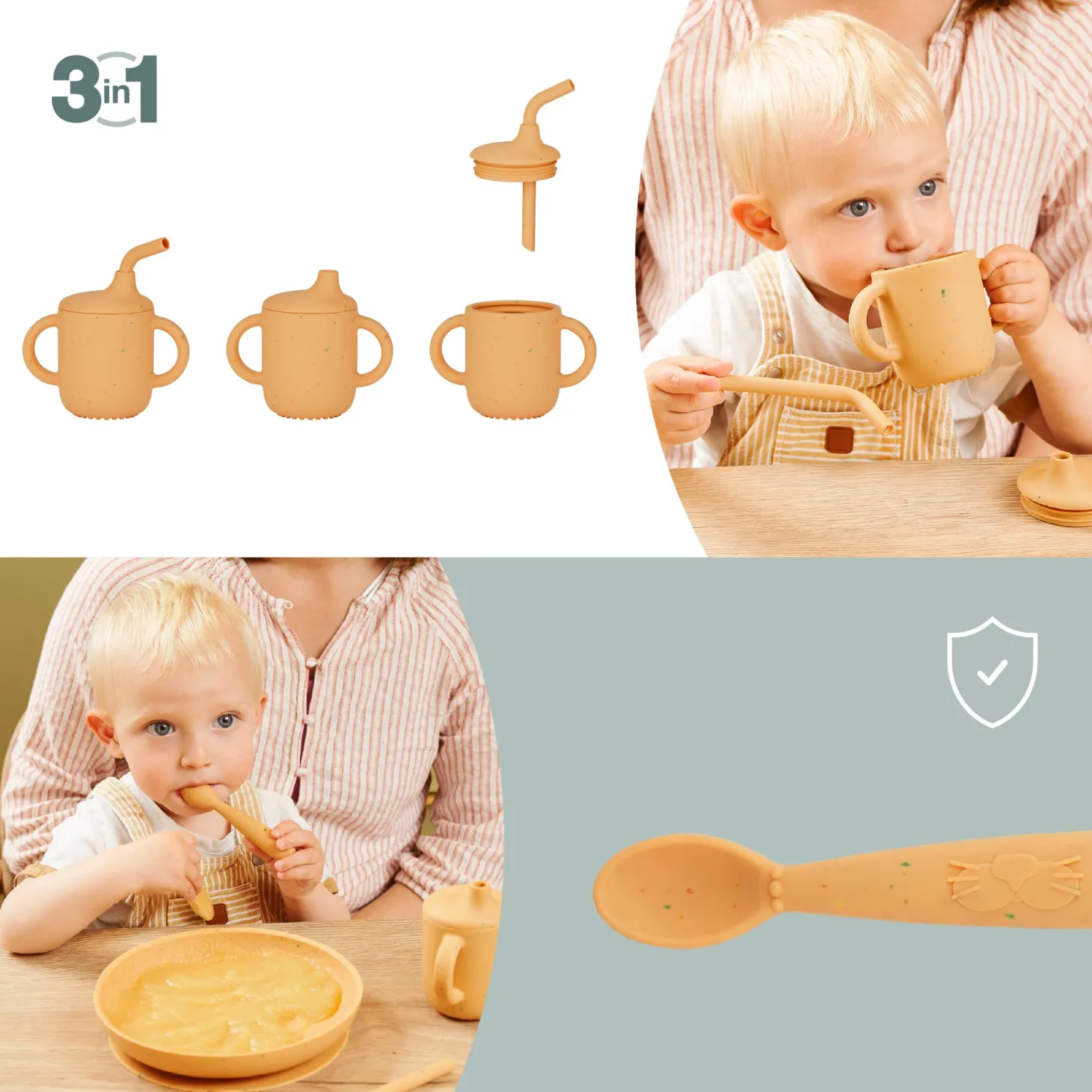 Babymoov Coffret Repas Comme Un Grand Little Arty Vert