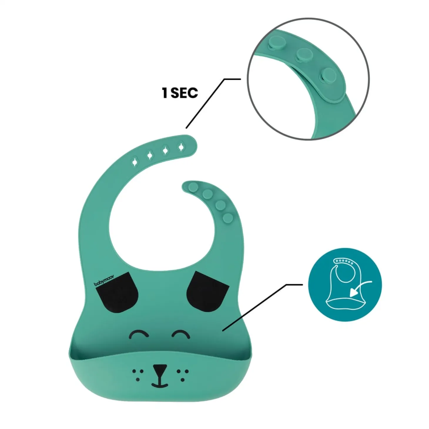 Babymoov Coffret repas Learn'Isy Bleu