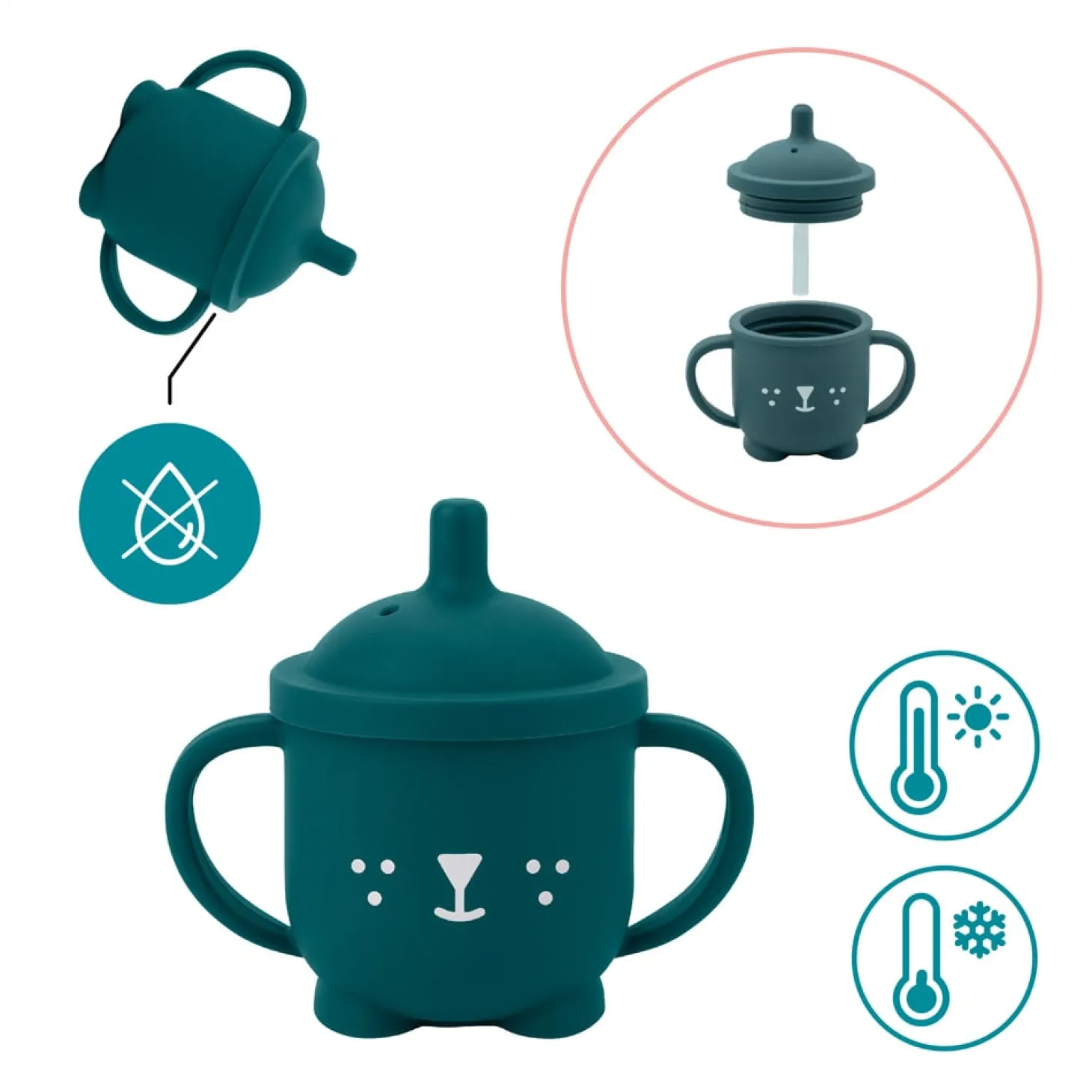 Babymoov Coffret repas Learn'Isy Bleu