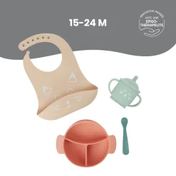 Babymoov Coffret repas Learn'Isy Orange