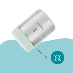 Babymoov Contenant Inox Eat'Isy Gris/Bleu