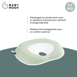 Babymoov                    Coussin Cosyhead fresh    Sage Green