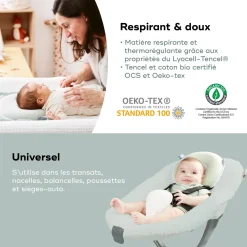 Babymoov                    Coussin Cosyhead fresh    Sage Green