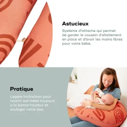 Babymoov Coussin de grossesse B.Love Earth Terracotta