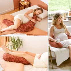Babymoov                    Coussin de maternité 2 en 1    Terracotta