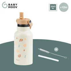 Babymoov Gourde Inox Little Explorer Ivory 350 ml
