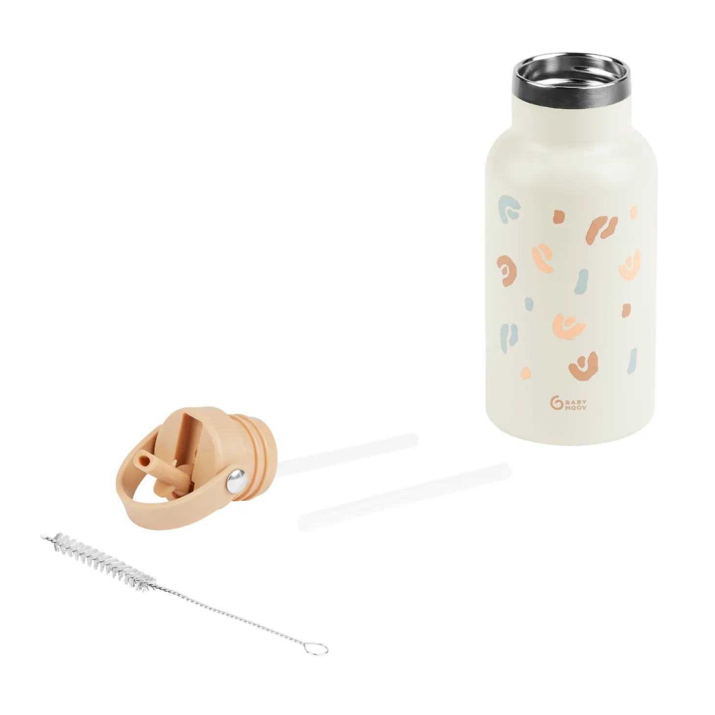 Babymoov Gourde Inox Little Explorer Ivory 350 ml
