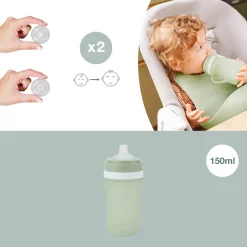 Babymoov                    Gourde Silicone    Green