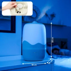 Babymoov                    Humidificateur wave    Vert/Vert Minéral/Blanc