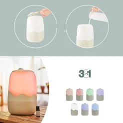Babymoov                    Humidificateur wave    Vert/Vert Minéral/Blanc