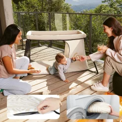 Babymoov Lit parapluie Moov & Sleep Sable / Noir