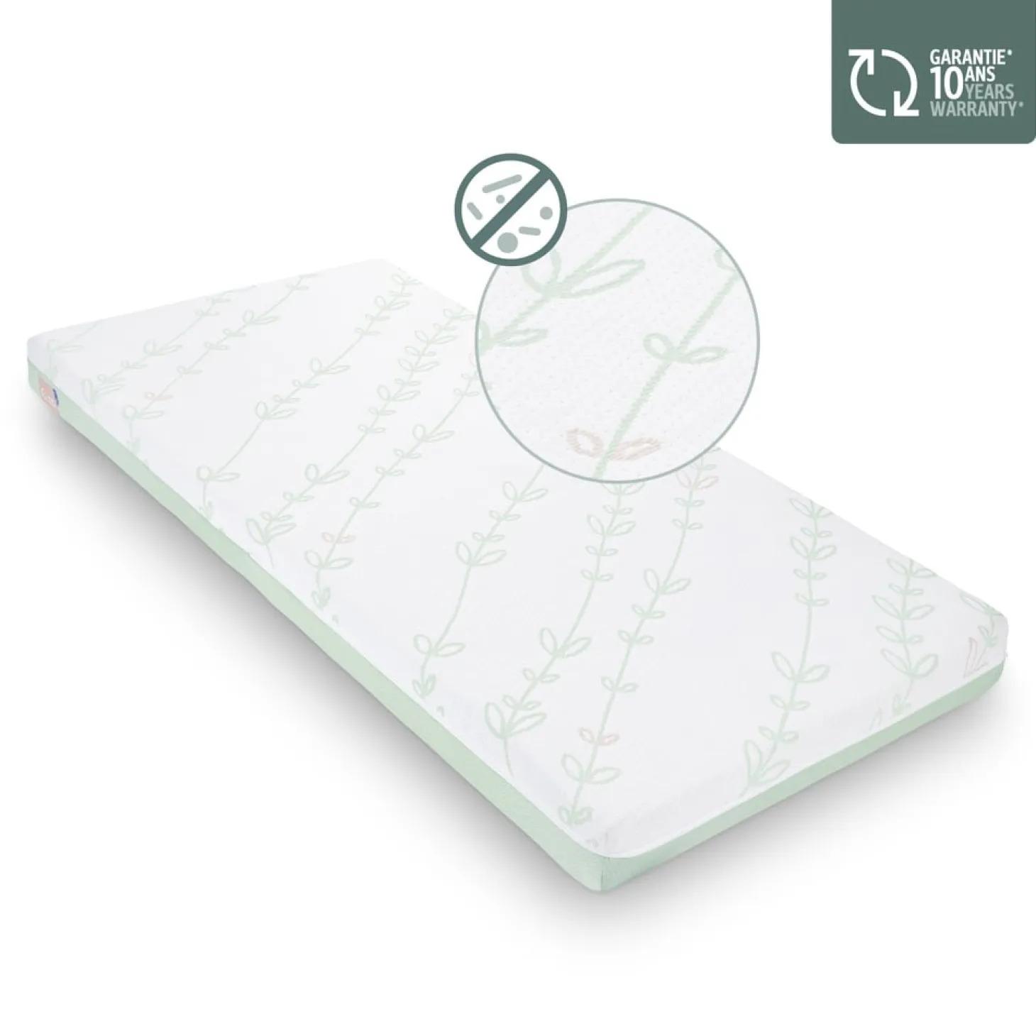 Babymoov Matelas Cosy'Lite antibactérien Blanc