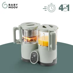 Babymoov Pack Nutribaby Glass multifonction + 2 Babybols Green Celadon