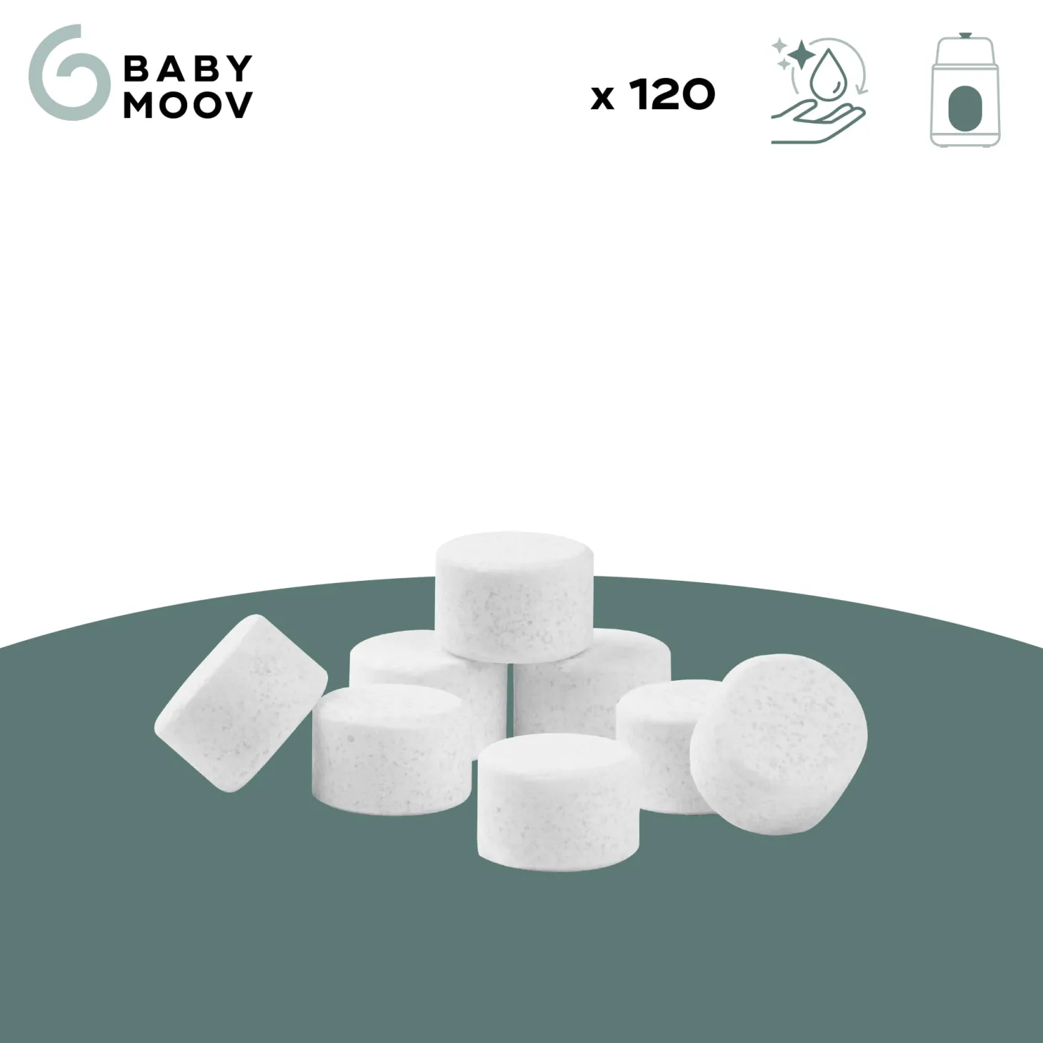 Babymoov Pastilles de Lavage Nutriwash Blanc