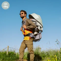 Babymoov                    Porte-Bébé de Randonnée sans habillage pluie Moov & Hike    Vert Sauge