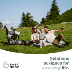 Babymoov                    Porte-Bébé de Randonnée sans habillage pluie Moov & Hike    Vert Sauge
