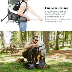 Babymoov                    Porte-Bébé de Randonnée sans habillage pluie Moov & Hike    Vert Sauge