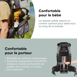 Babymoov                    Porte-Bébé de Randonnée sans habillage pluie Moov & Hike    Vert Sauge