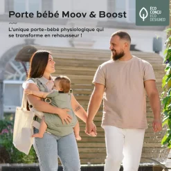 Babymoov Porte bébé évolutif Moov & Boost Vert Sauge