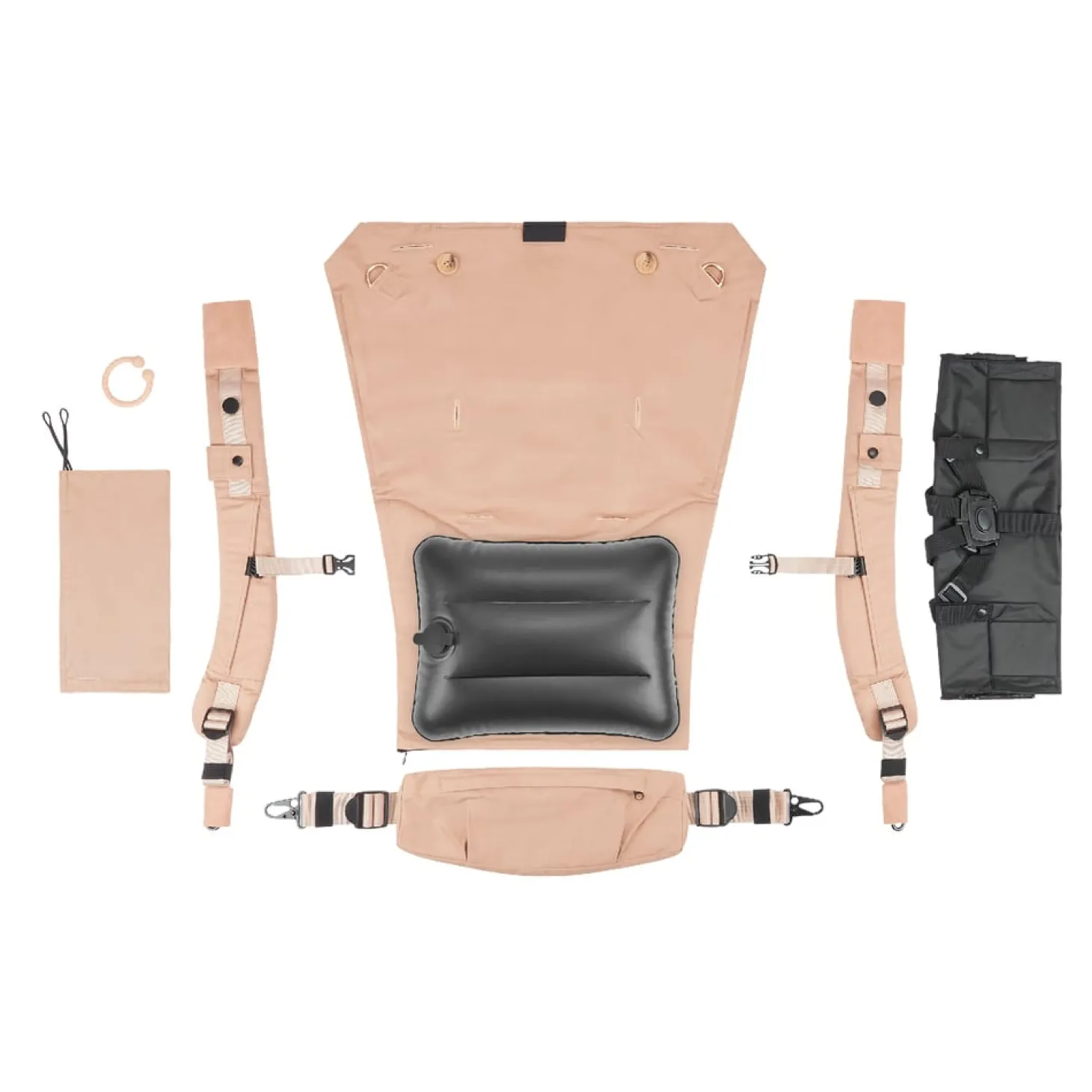 Babymoov Porte bébé évolutif Moov & Boost Beige Noisette