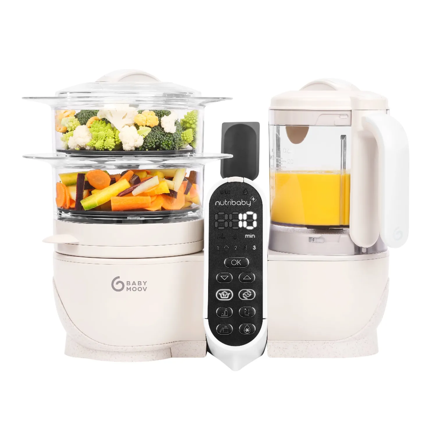Babymoov Robot multifonction Nutribaby Plus mineral beige