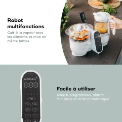 Babymoov Robot multifonction Nutribaby Plus mineral beige