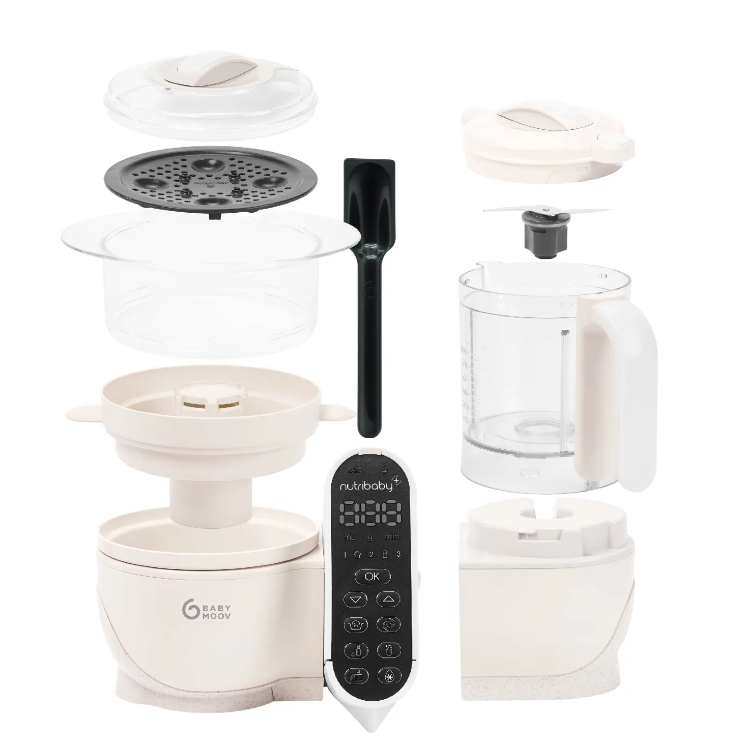 Babymoov Robot multifonction Nutribaby Plus mineral beige