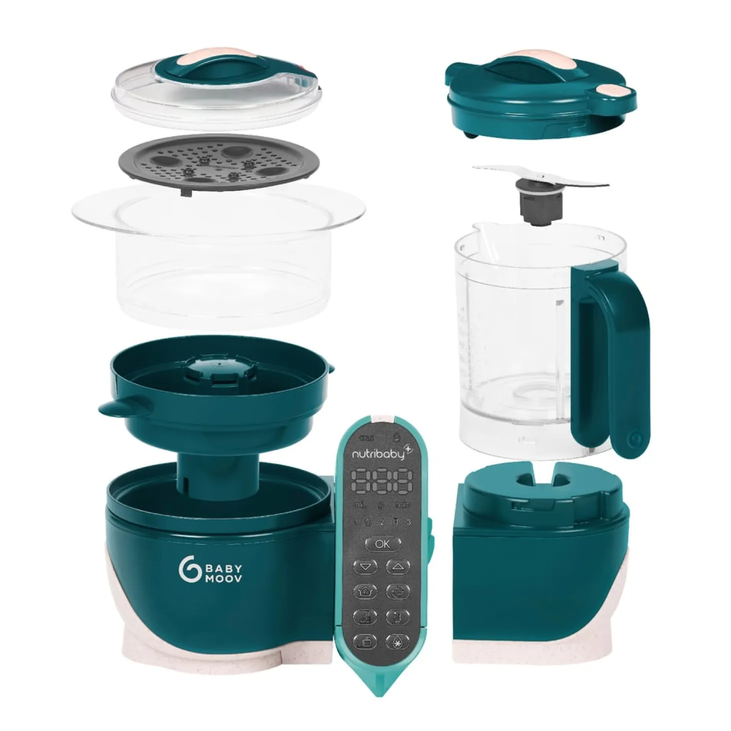 Babymoov Robot multifonction Nutribaby Plus Opal Green