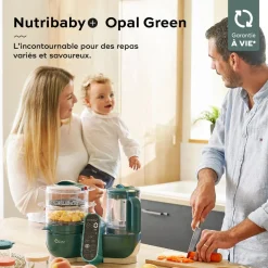 Babymoov Robot multifonction Nutribaby Plus Opal Green