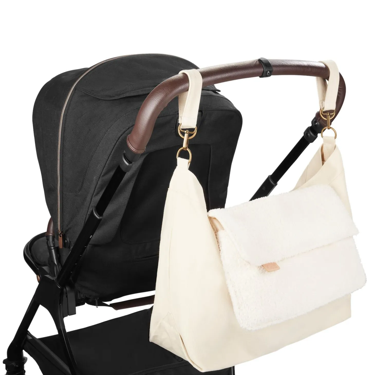 Babymoov Sac à langer tote bag Ecru Sherpa