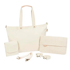 Babymoov                    Sac à langer tote bag    Ecru