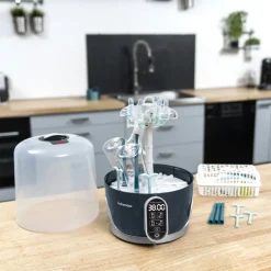 Babymoov                    Stérilisateur Turbo Pure    Gris/Bleu