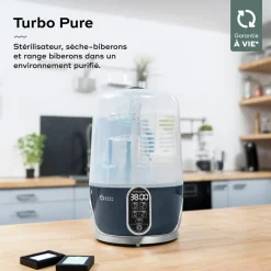 Babymoov                    Stérilisateur Turbo Pure    Gris/Bleu