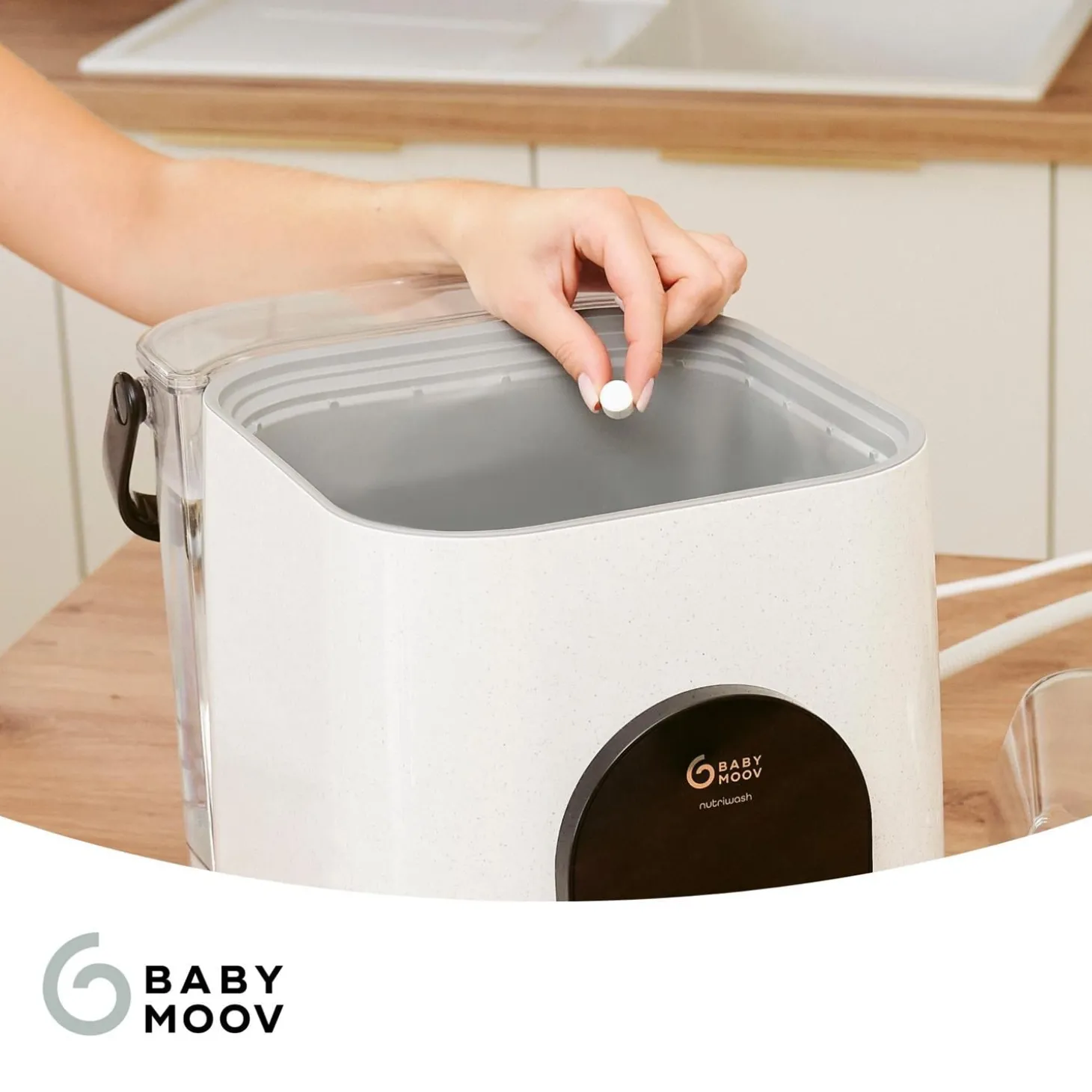 Babymoov Tablettes détartrantes lave-biberon NutriWash Blanc