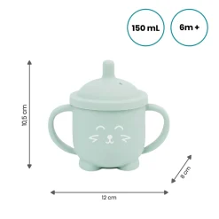 Babymoov                    Tasse à paille silicone Isy    Orange