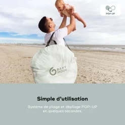 Babymoov Tente anti-uv rafraichissante Moov & Protect Vert lagon