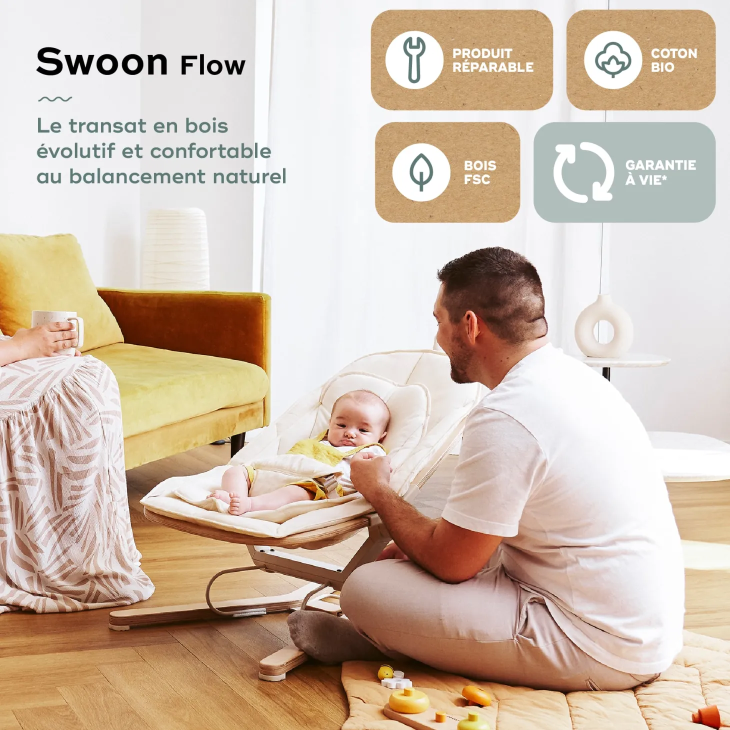 Babymoov Transat Swoon Flow Beige