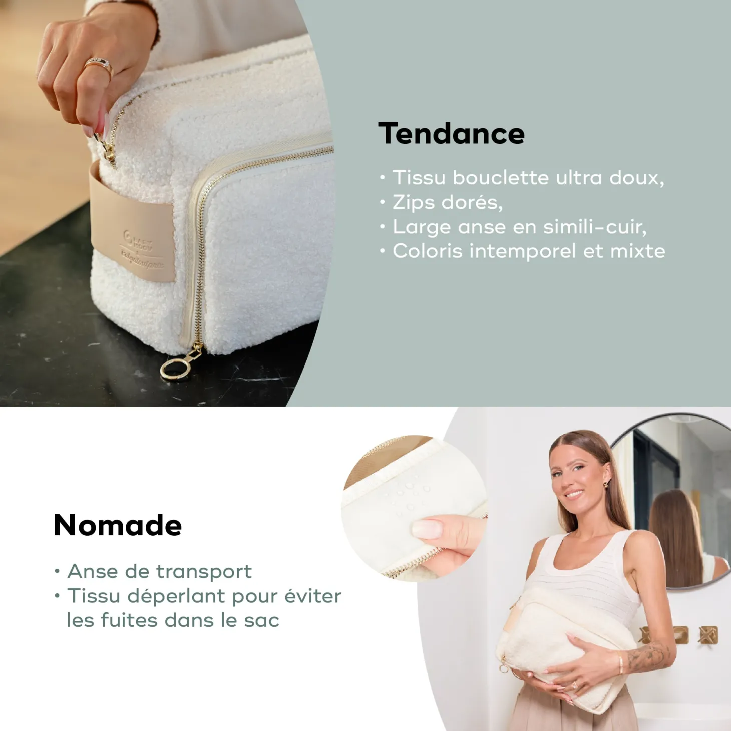 Babymoov Trousse de Toilette Bebe Curl White