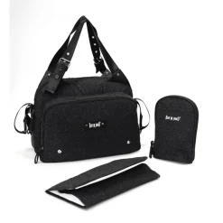 Baby on board SAC A LANGER TITOU Noir Chine