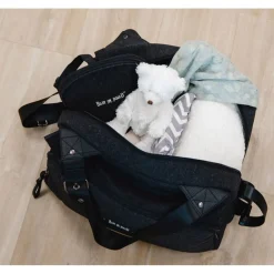 Baby on board SAC A LANGER TITOU Noir Chine
