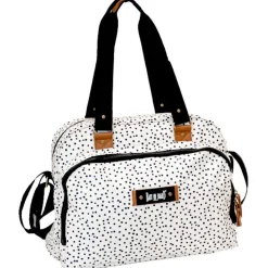 Baby on board SAC A LANGER URBAN DOTS Creme/Noir/Caramel