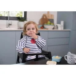 BabyToLove Bavoir avec manches Blue Stripes