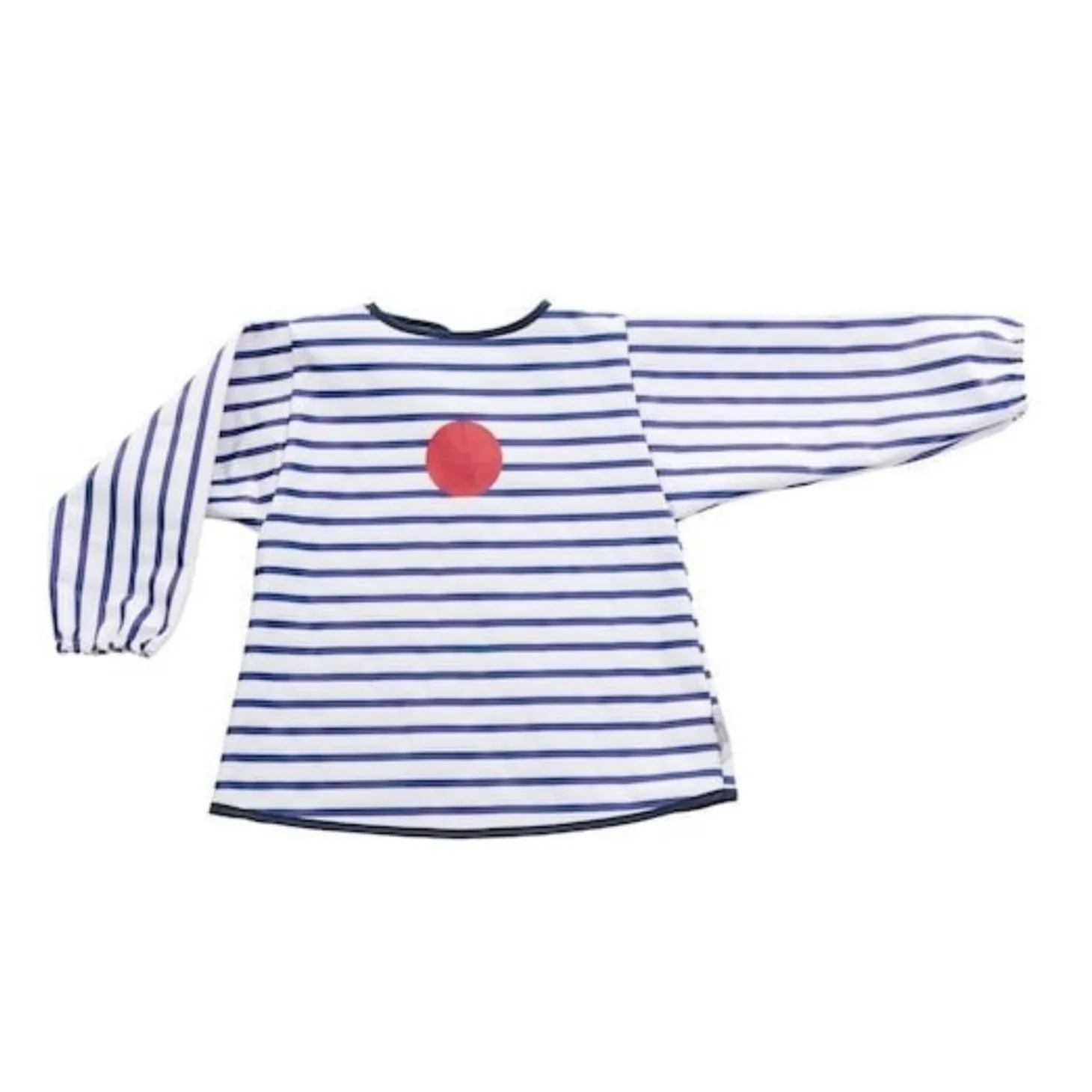 BabyToLove Bavoir avec manches Blue Stripes